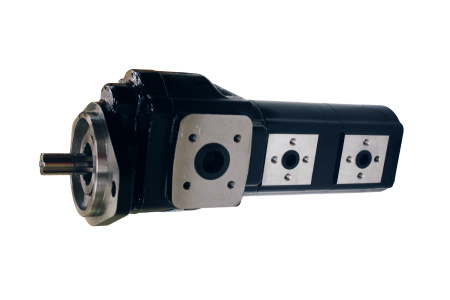 GHD1-28/T3-10/10R(L)-S03D39-SG04G04/G03G03/G03G03-NP.V1H4 — детальное фото шестеренного насоса